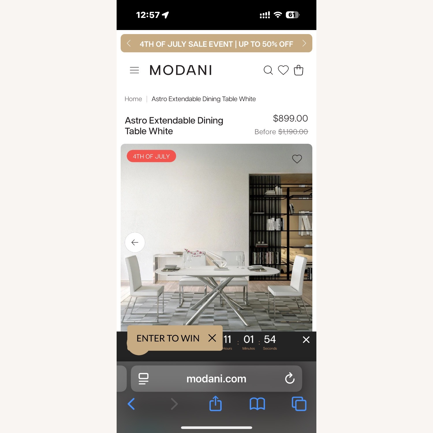 Modani modern dining table  - image-3