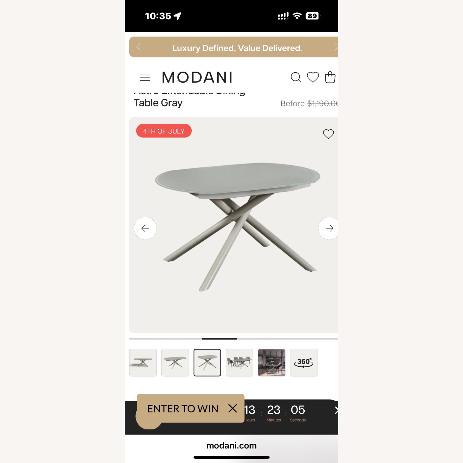 Modani modern dining table  - image-9
