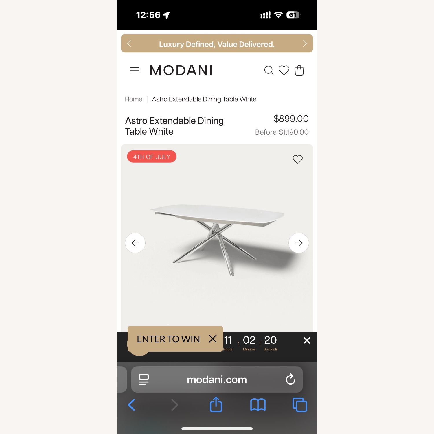 Modani modern dining table  - image-5