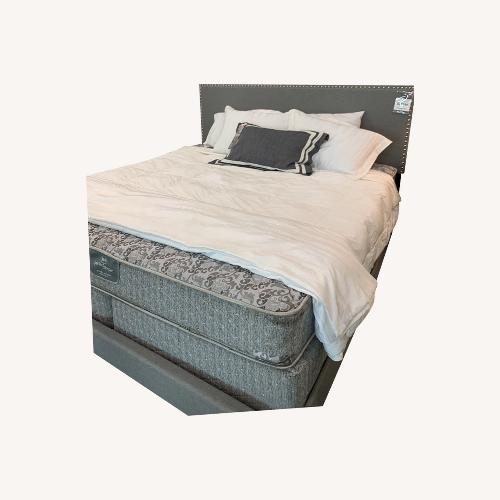 Used King Bed With Headboard  for sale on AptDeco