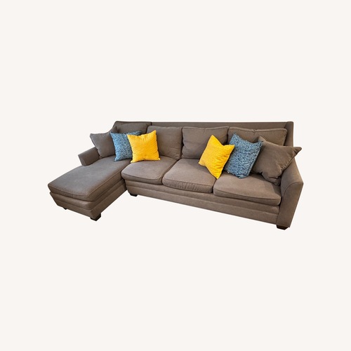 Used Vanguard American Bungalow Chaise Sectional Sofa for sale on AptDeco