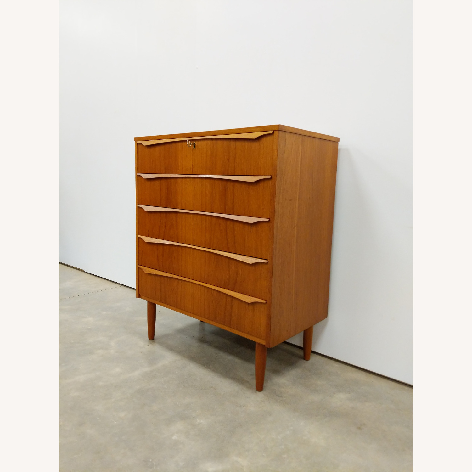 Vintage Danish Mid Century Modern Teak Dresser - image-2