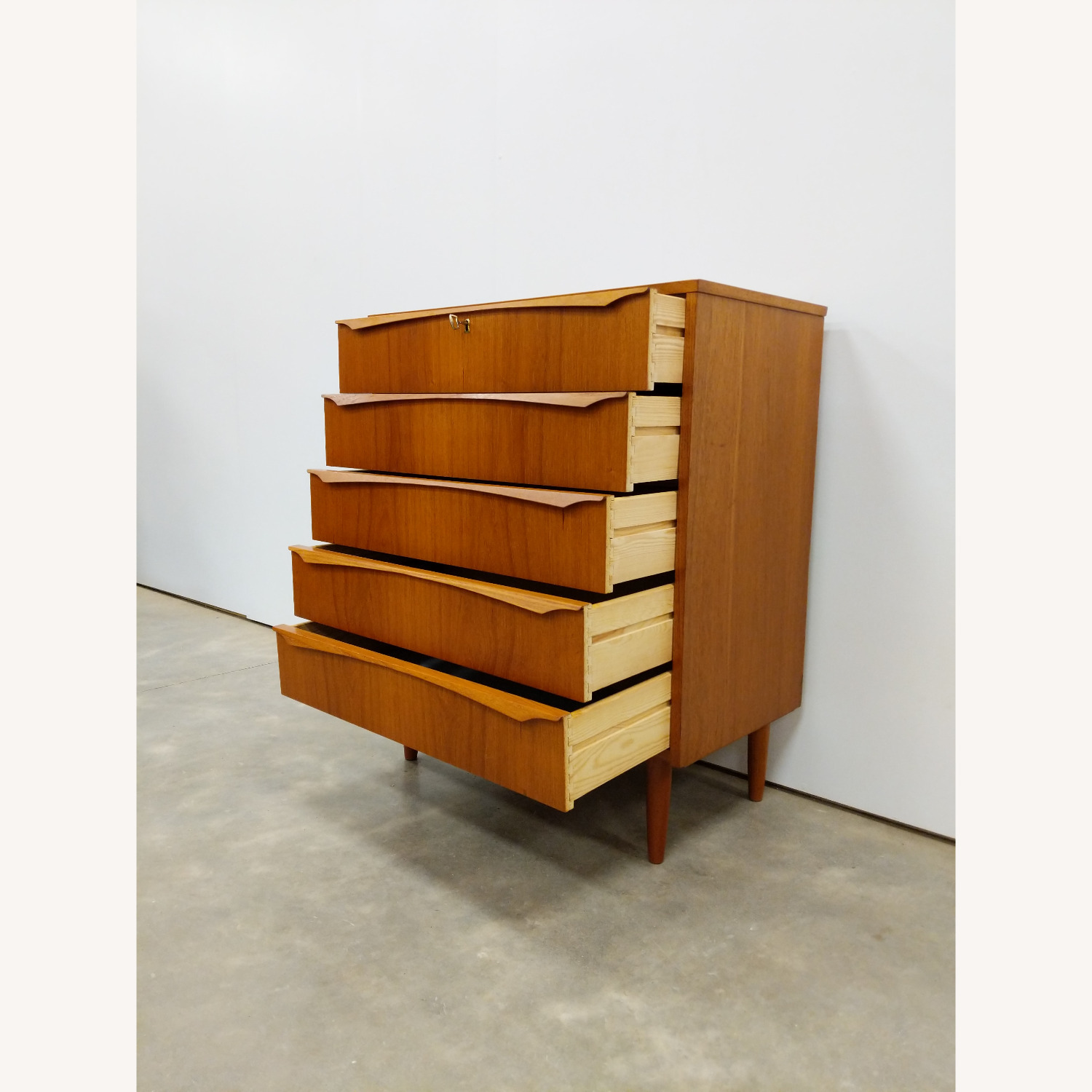 Vintage Danish Mid Century Modern Teak Dresser - image-3