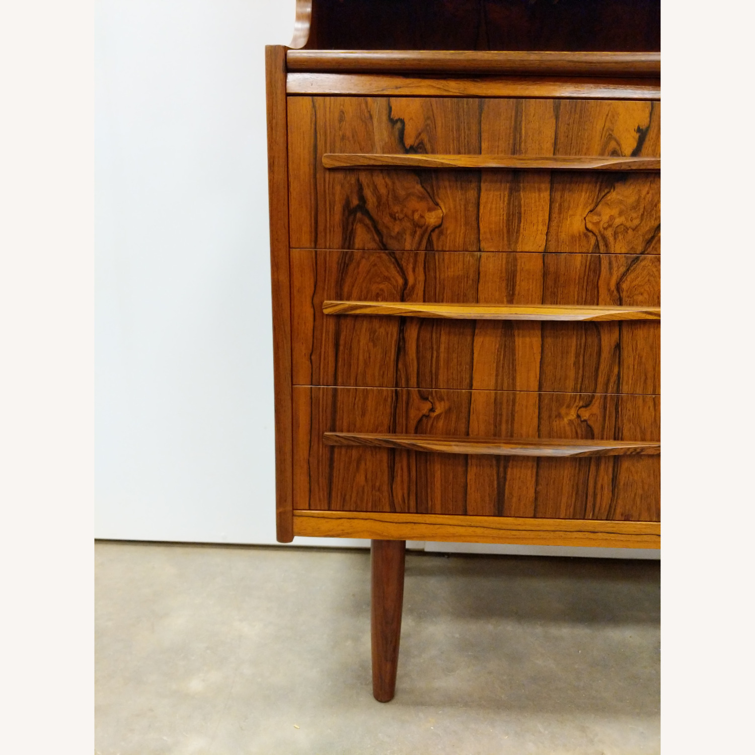 Vintage Danish Modern Rosewood Secretary Desk - image-6