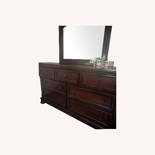 Used Porter 7 Drawer Dresser and Mirror for sale on AptDeco