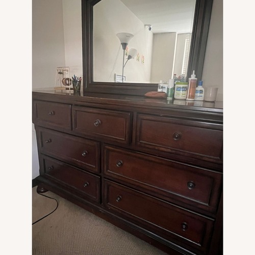 Used Porter 7 Drawer Dresser and Mirror for sale on AptDeco