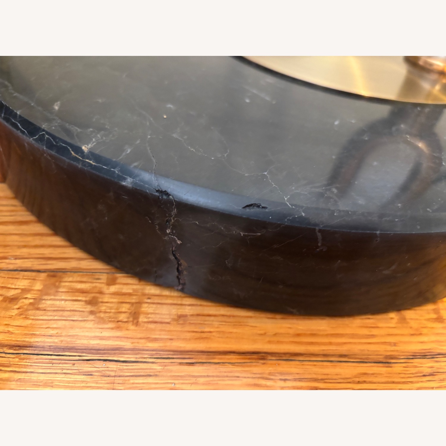 AllModern Joan 84'' Arched Floor Lamp with Marble Base + Brass Finish - image-3