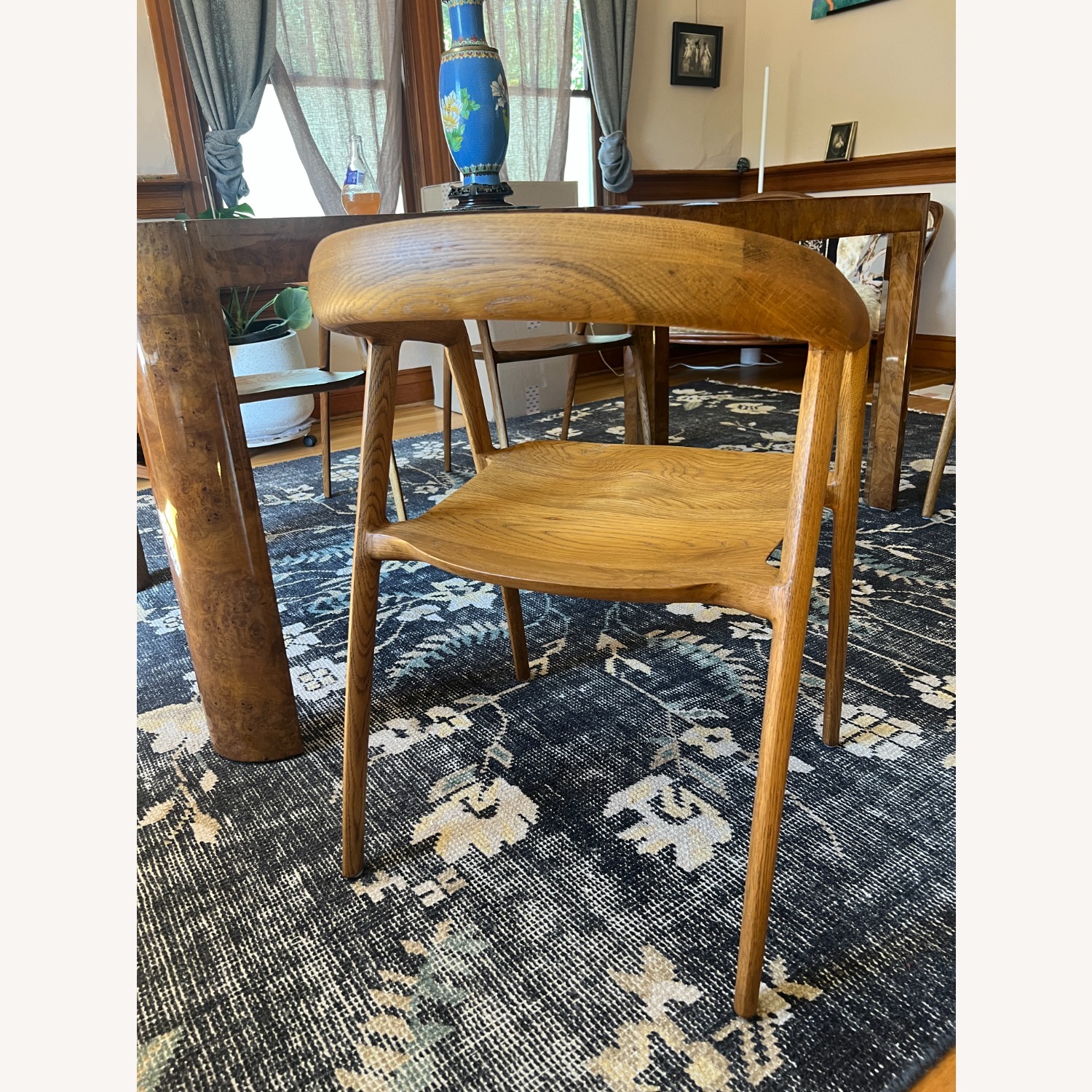 RH Luka Dining Arm Chairs in Natural Oak (4) - image-2