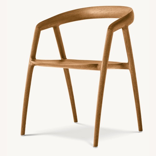 Used RH Luka Dining Arm Chairs in Natural Oak (4) for sale on AptDeco