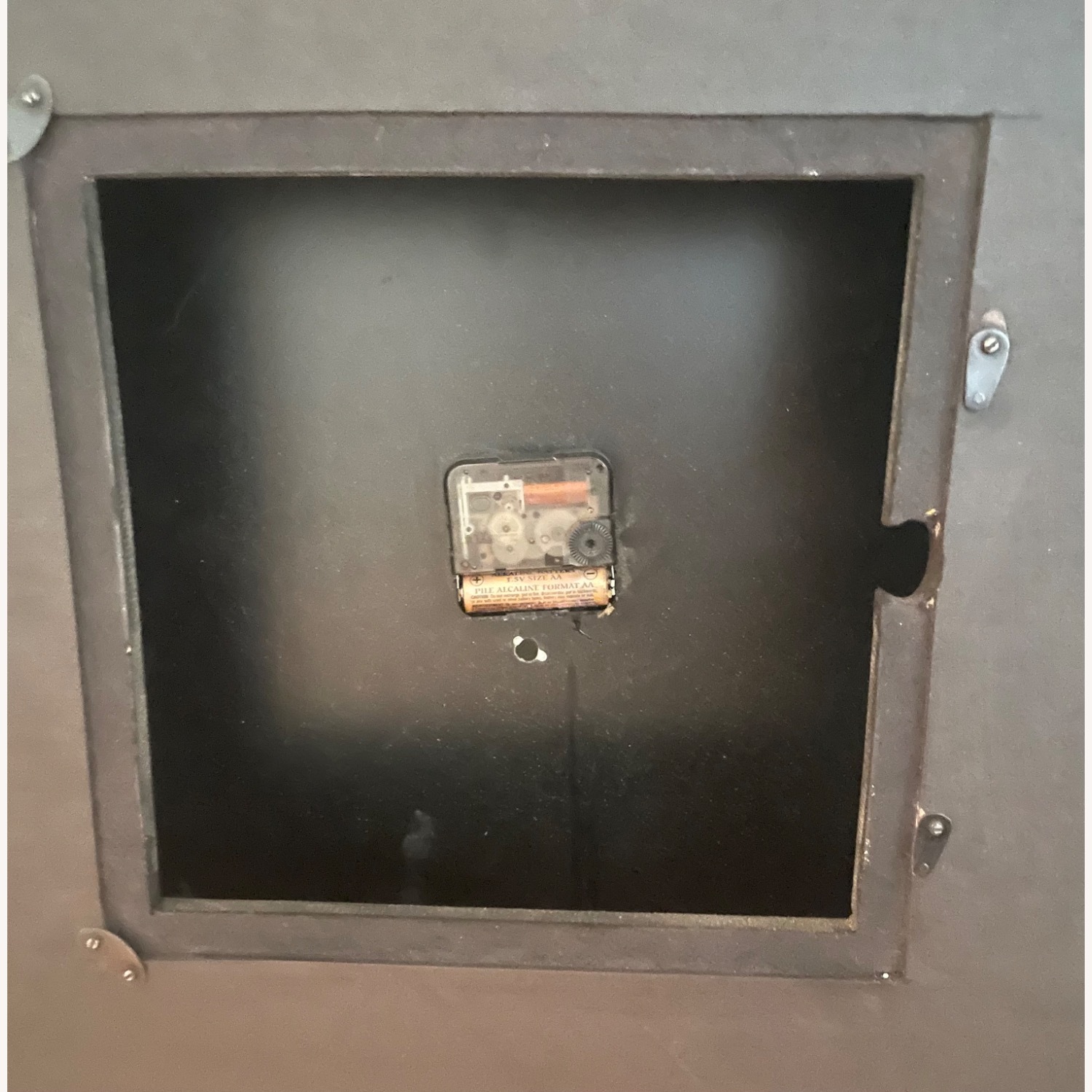 Restoration Hardware Chunky Vintage Working Clock  - image-9