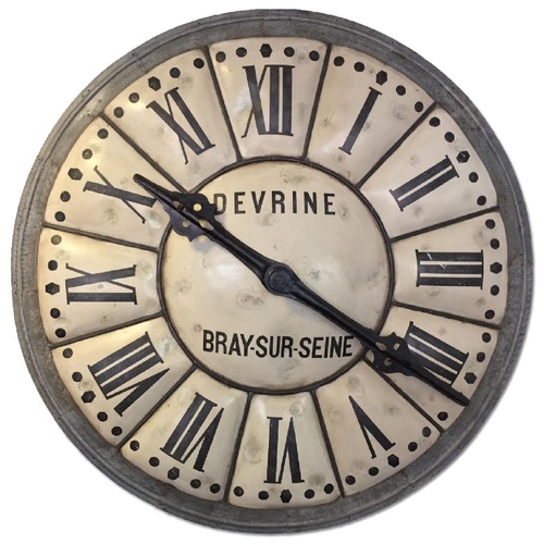 Used Restoration Hardware Chunky Vintage Working Clock  for sale on AptDeco