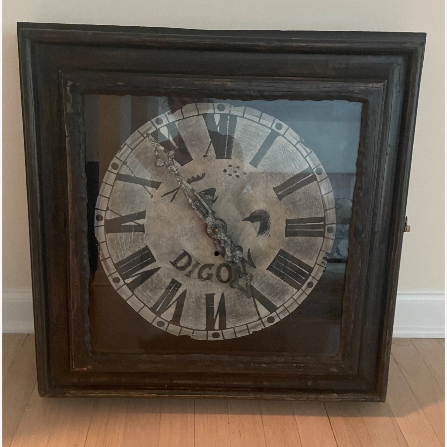 Restoration Hardware Chunky Vintage Working Clock  - image-1
