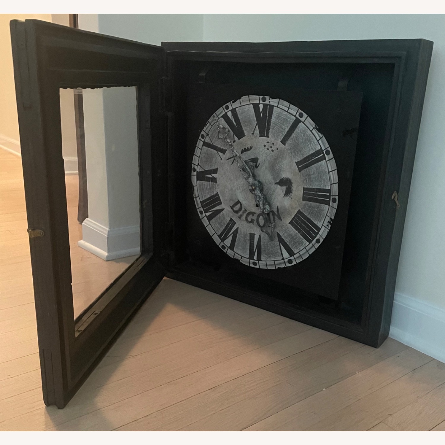 Restoration Hardware Chunky Vintage Working Clock  - image-3