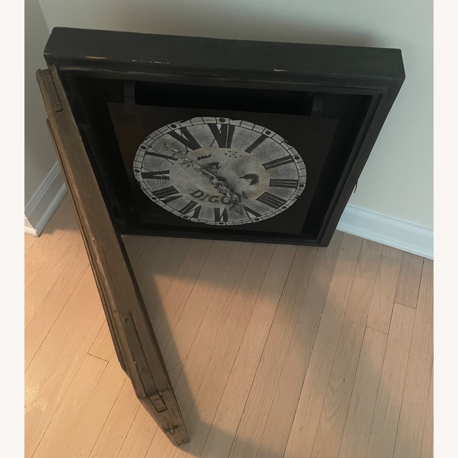 Restoration Hardware Chunky Vintage Working Clock  - image-7