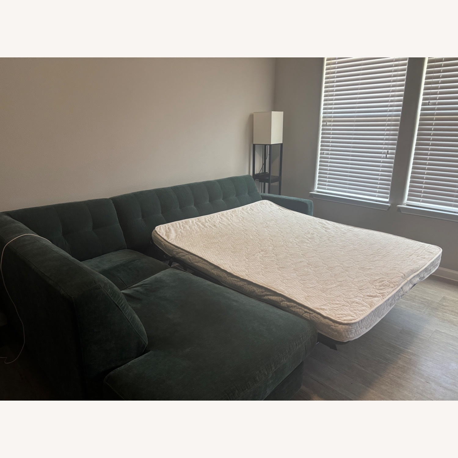 Allie Midnight Green Sectional - image-5