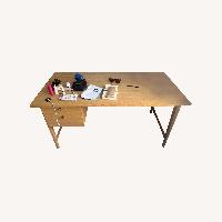 Krossa 58.5" Desk - White Oak
