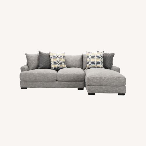 Used Raymour & Flanigan Leighton 2-Piece Sectional Sofa for sale on AptDeco