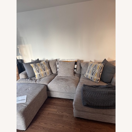 Used Raymour & Flanigan Leighton 2-Piece Sectional Sofa for sale on AptDeco