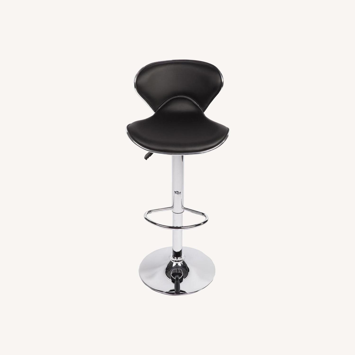 Stools Leather Hydraulic Swivel - image-0