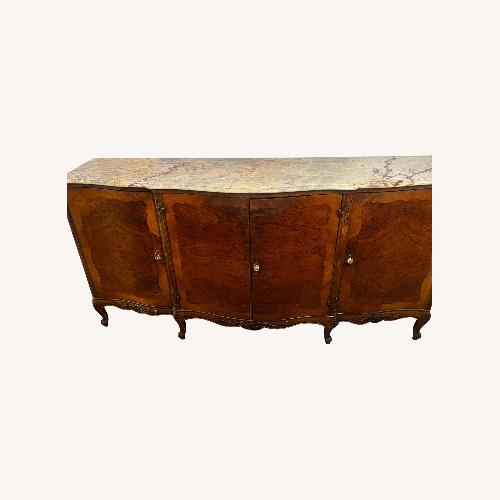 Used Antique Buffet/Server With Marble Top for sale on AptDeco
