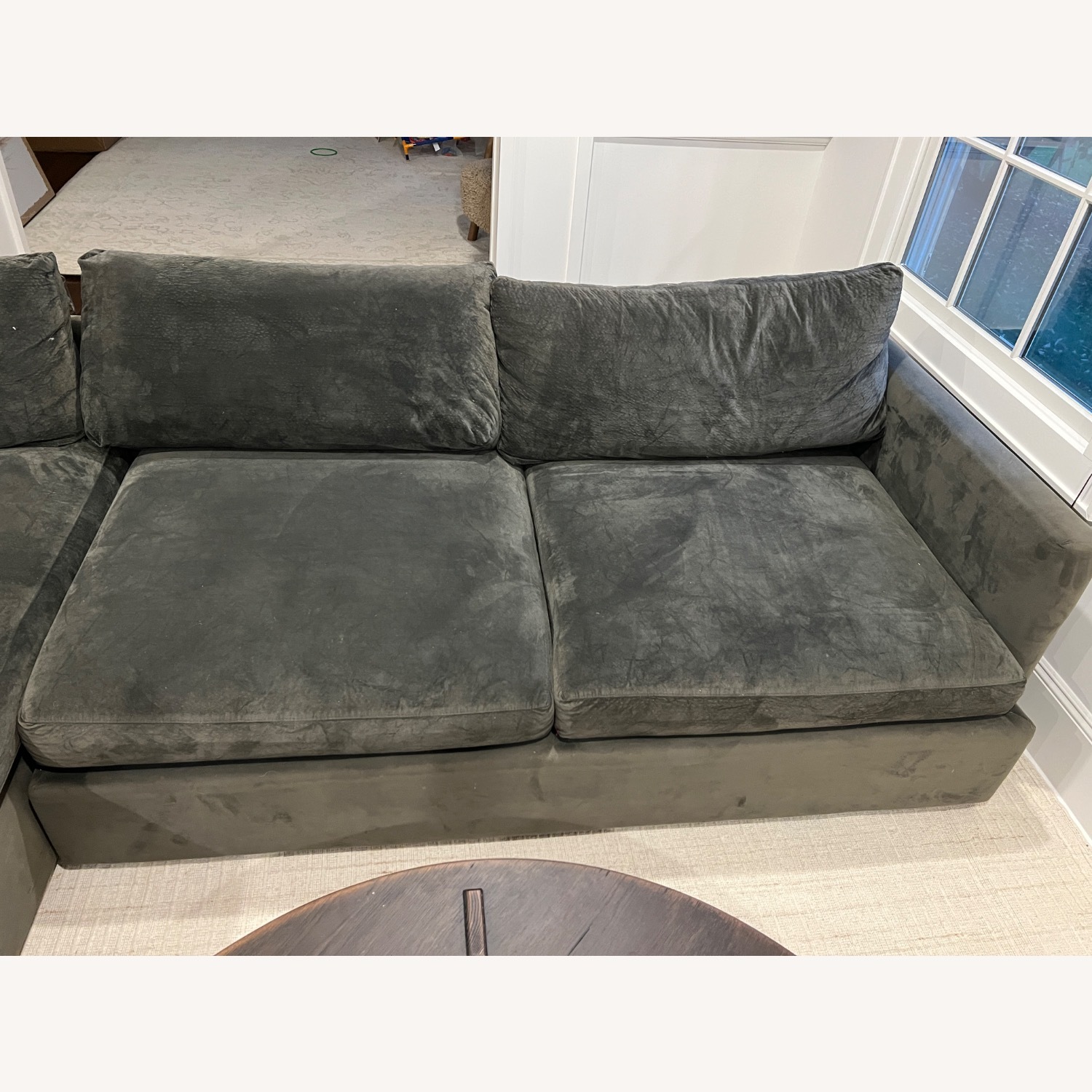 Crate & Barrel Lounge Deep Lounge Sectional - image-3