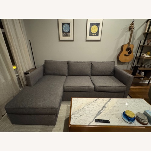 Used West Elm Harris 2-Piece Reversible Sectional for sale on AptDeco