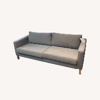 KARLSTAD 3-Seater Sofa Gray
