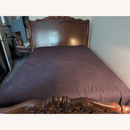 Used Touchstone Queen Size Sleigh Bed for sale on AptDeco