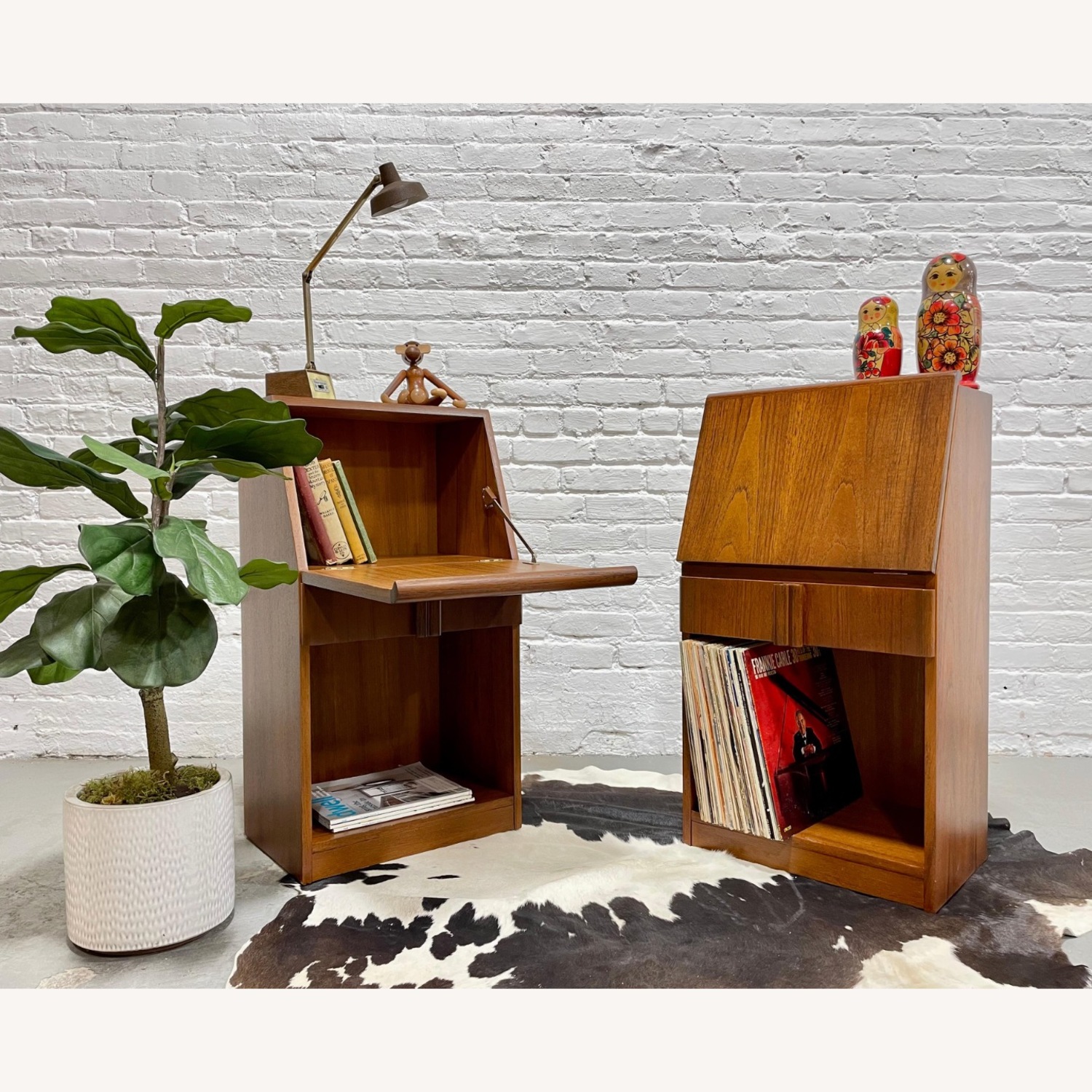 Mid-Century Nightstands by Nordisk Andels-Eksport - image-1