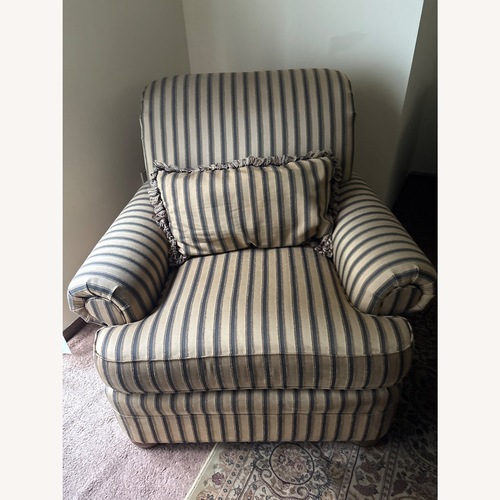 Used Hunting House Striped Accent Chair for sale on AptDeco