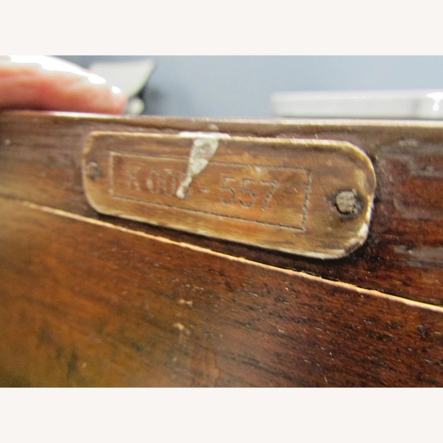 Antique French Style Hardwood Console Table - image-10