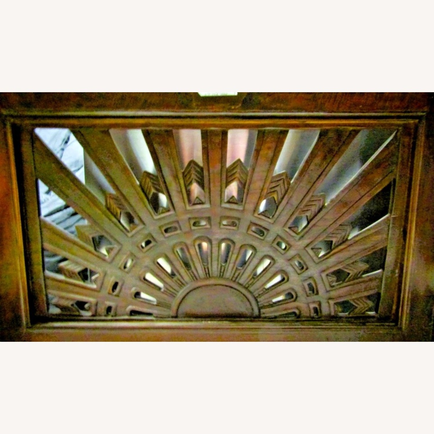 Antique French Style Hardwood Console Table - image-4