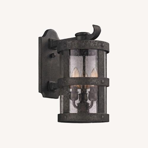 Used Troy Lighting Bronze Outdoor Sconce for sale on AptDeco