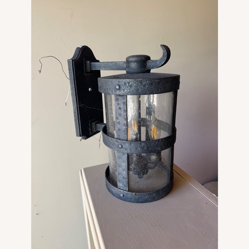 Used Troy Lighting Bronze Outdoor Sconce for sale on AptDeco