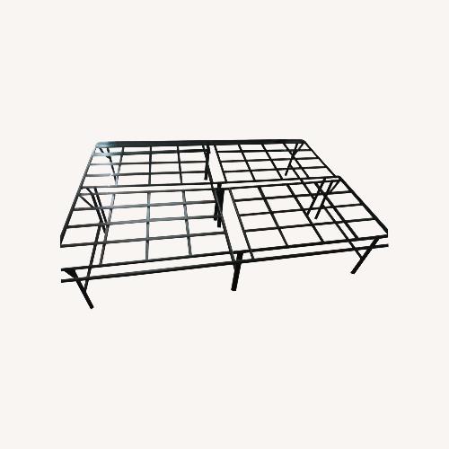 Used Metallic Bed Frame for sale on AptDeco
