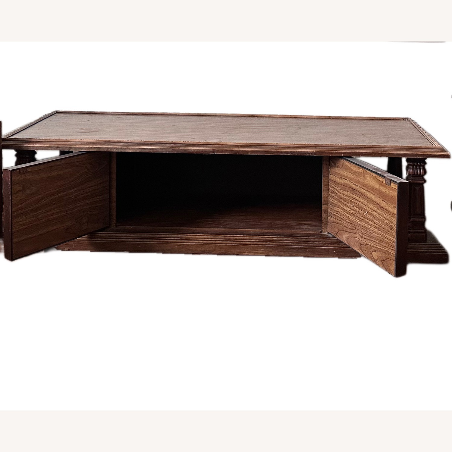 Vintage Living Room Table with Storage Set 1 of 3 - image-3