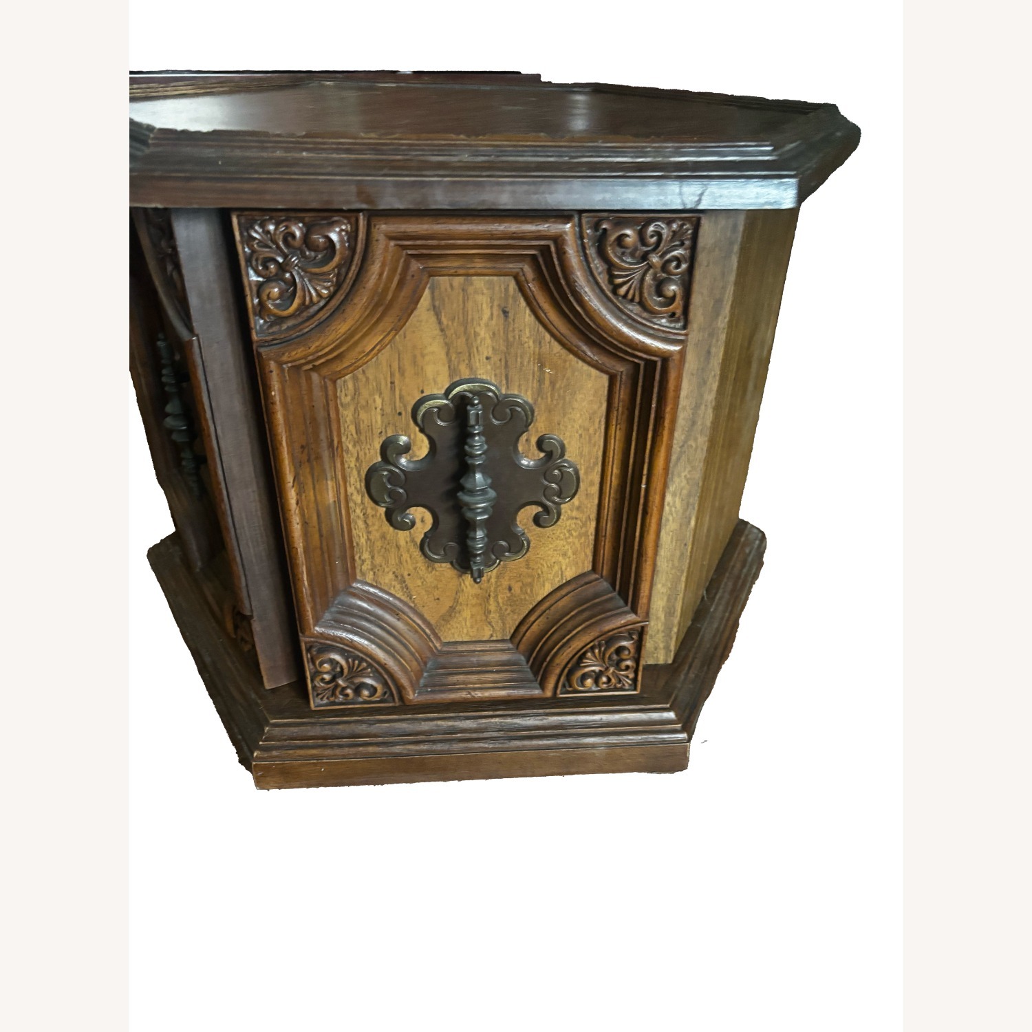 Vintage Hexagon Side Table set 1 of 3 - image-3