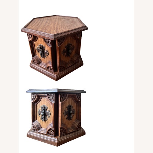 Used Vintage Hexagon Side Table set 1 of 3 for sale on AptDeco