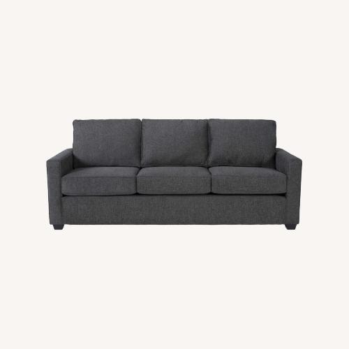 Used Mathers Slate Grey Fabric Queen Sleeper Sofa Bed  for sale on AptDeco