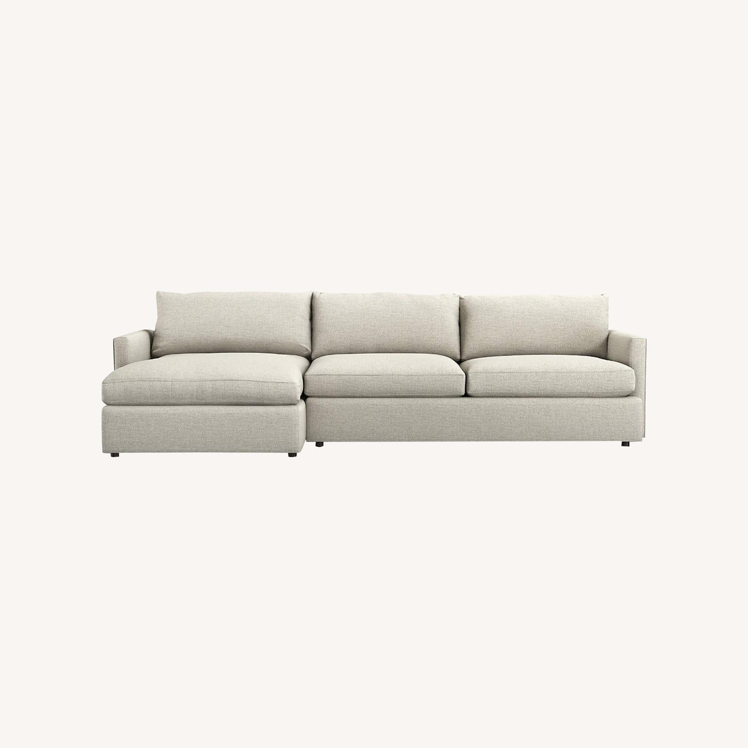 Crate and Barrel Lounge Sectional - image-0