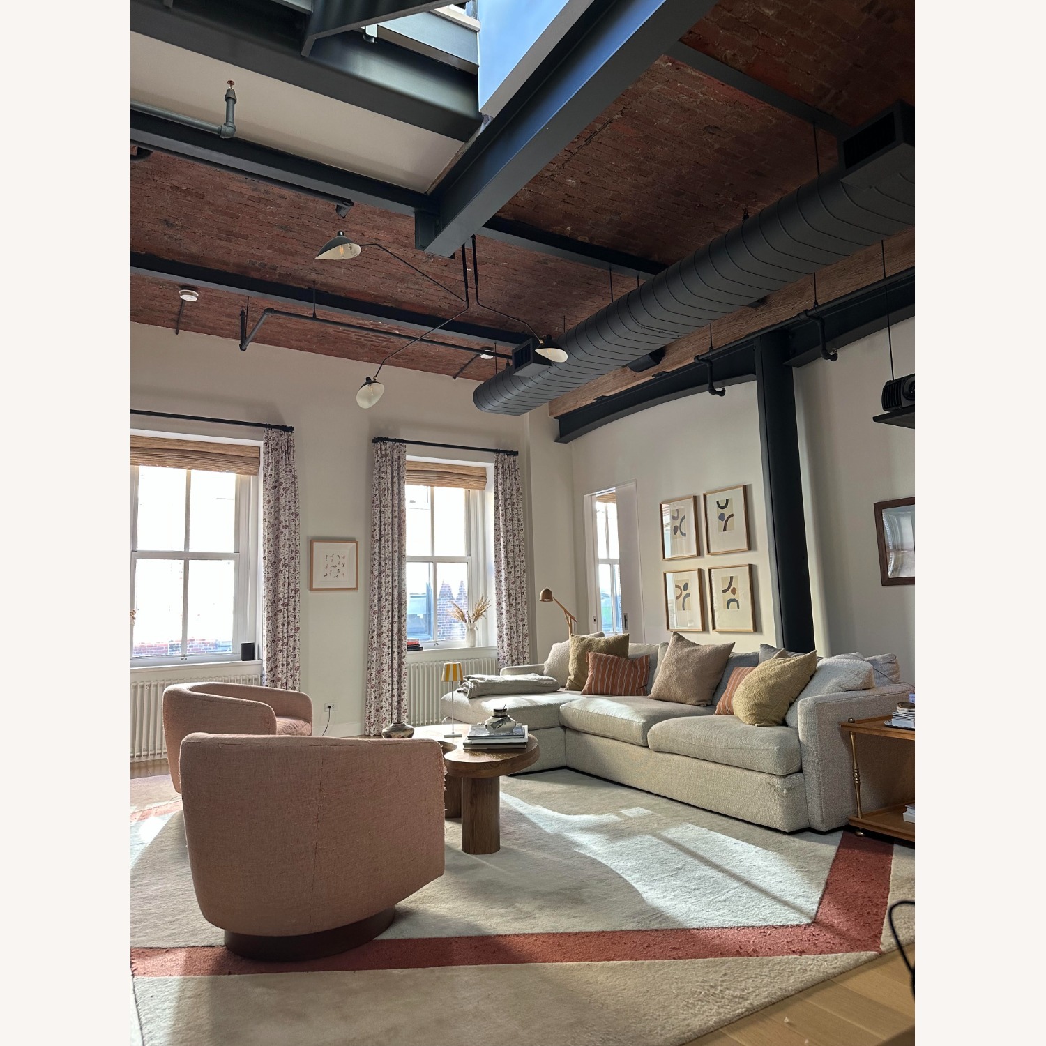 Crate and Barrel Lounge Sectional - image-4