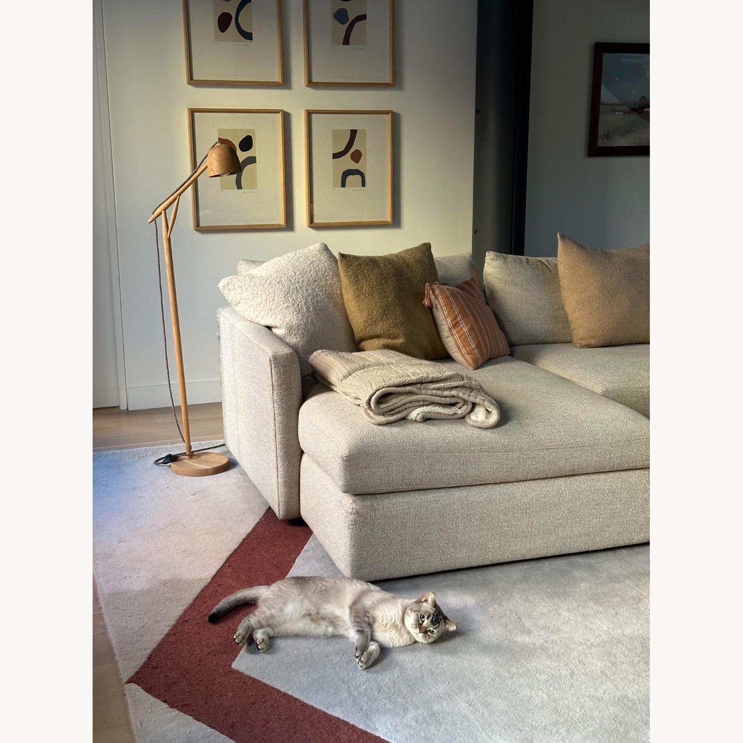 Crate and Barrel Lounge Sectional - image-3