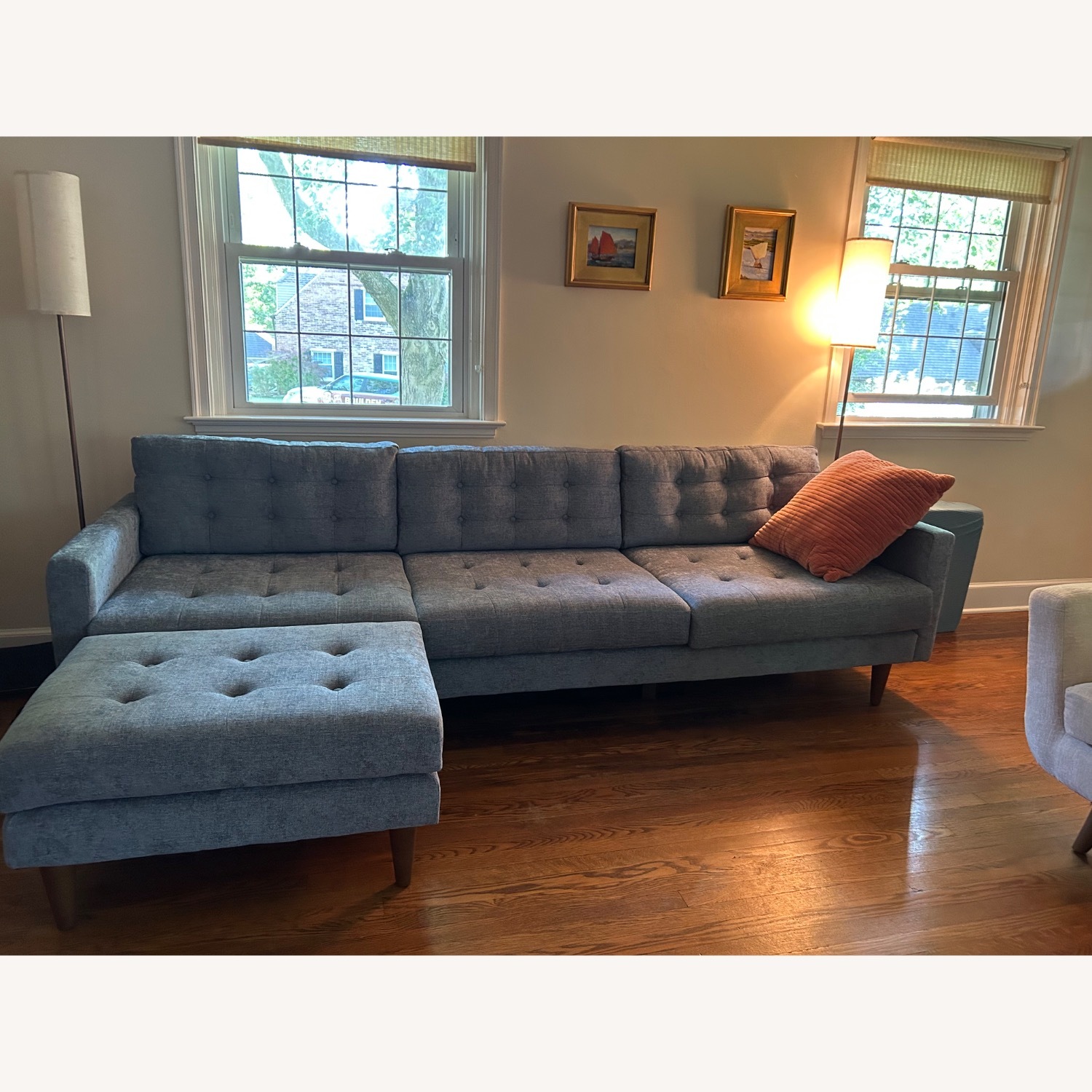 Joybird Elliot Grand Sofa and Ottoman - image-1