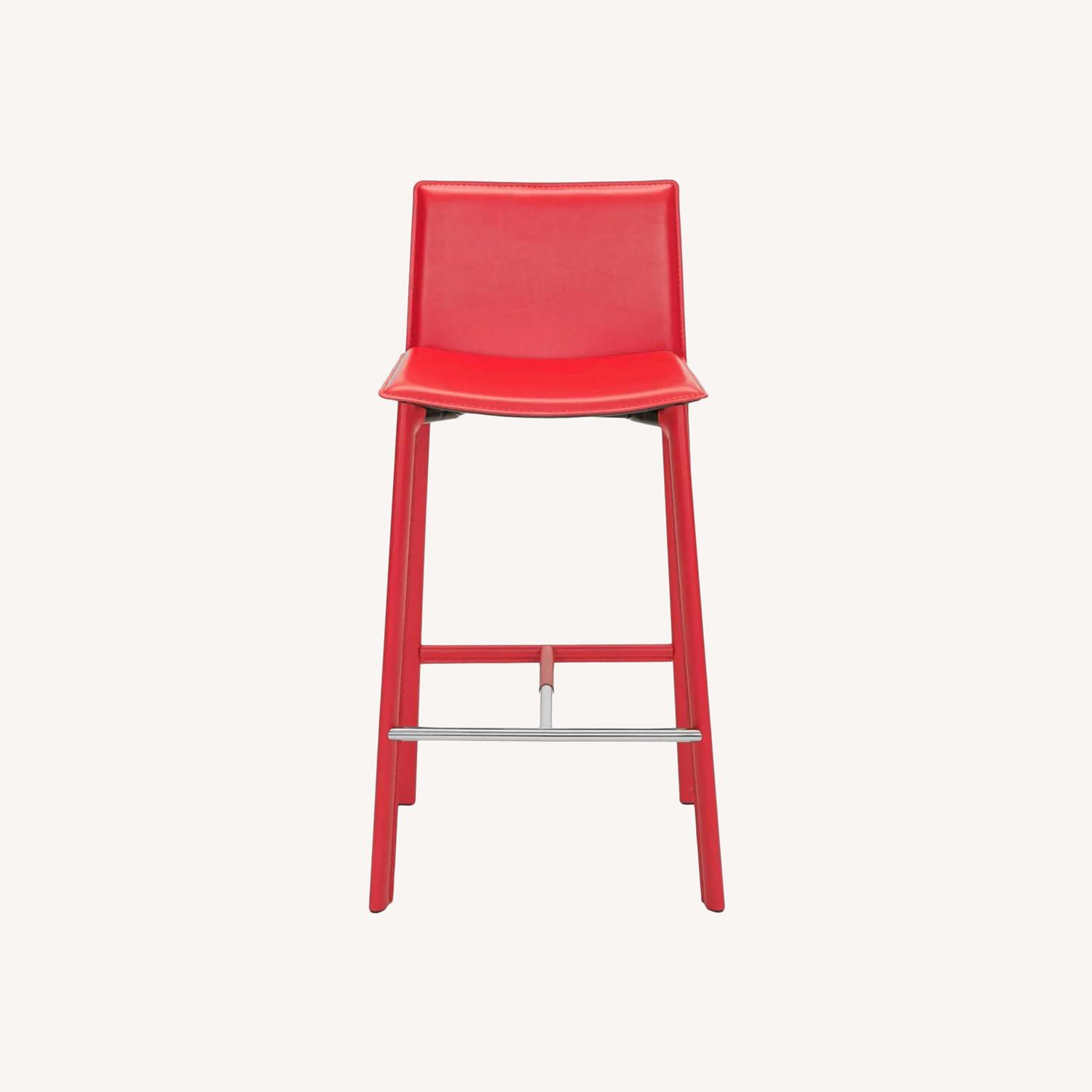Safavieh Janet Bar Stool-Red (Set of 4) - image-0