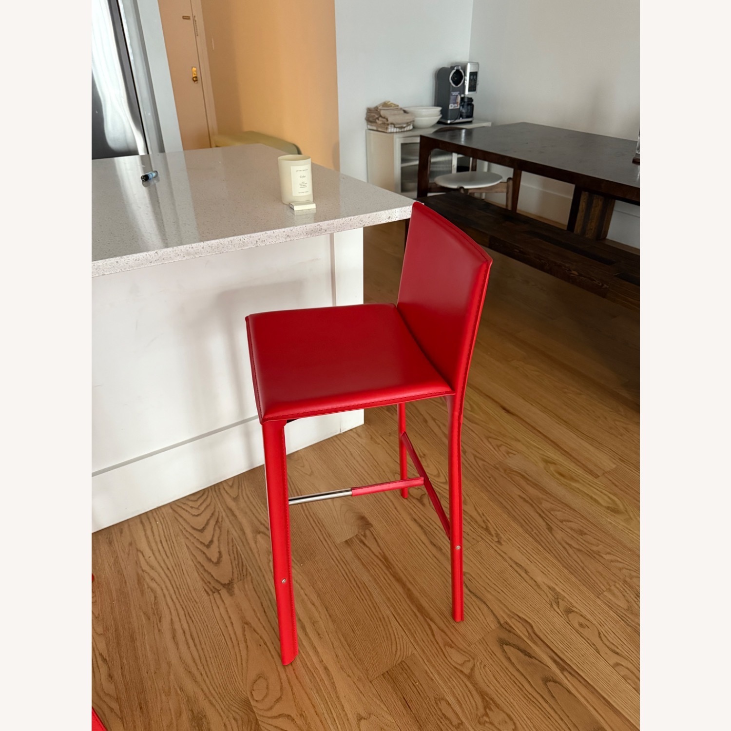 Safavieh Janet Bar Stool-Red (Set of 4) - image-3