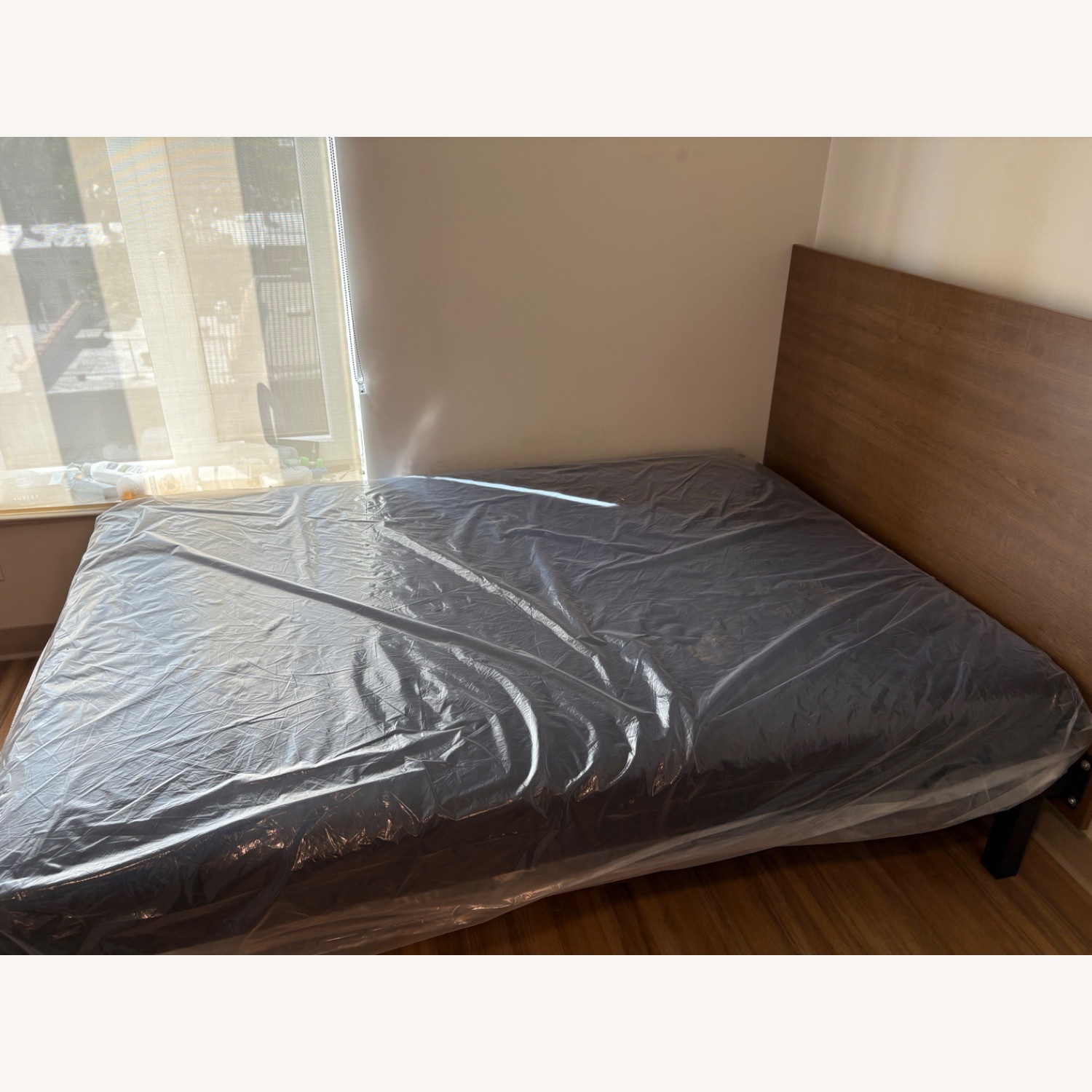 IKEA Queen Size Wood Platform Bed - image-2