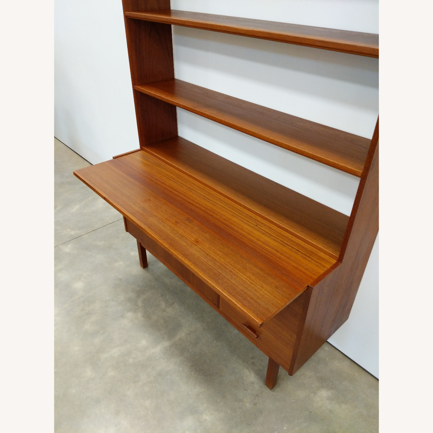 Vintage Swedish MCM Teak Sideboard Secretary Desk - image-6