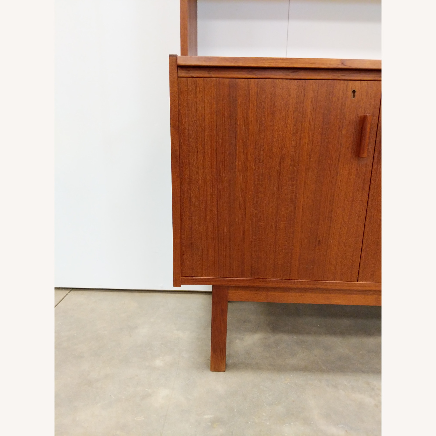 Vintage Swedish MCM Teak Sideboard Secretary Desk - image-7