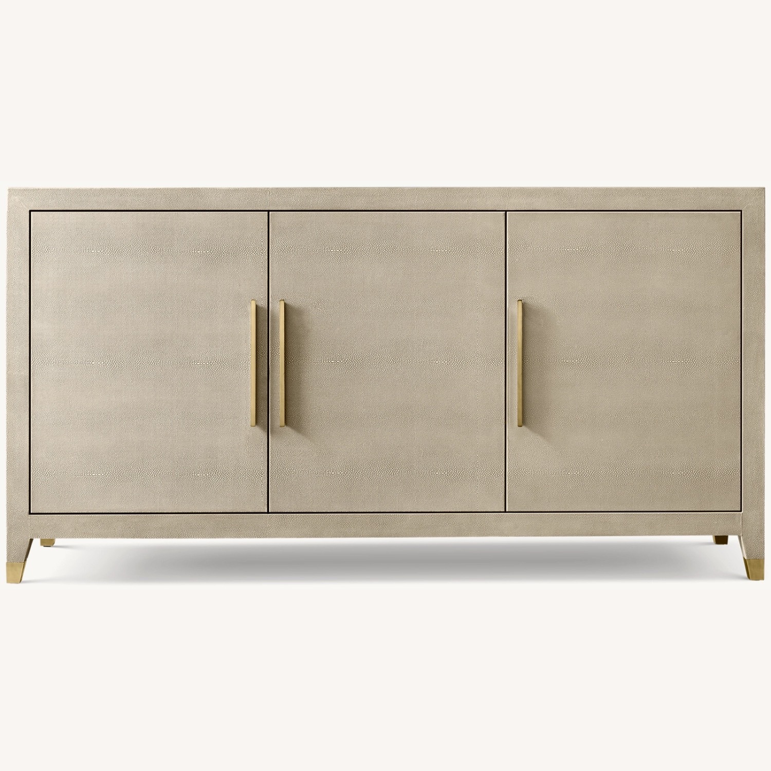 Restoration Hardware Graydon Shagreen Triple-Door Sideboard - image-0