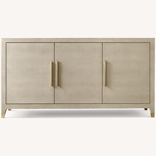 Used Restoration Hardware Graydon Shagreen Triple-Door Sideboard for sale on AptDeco